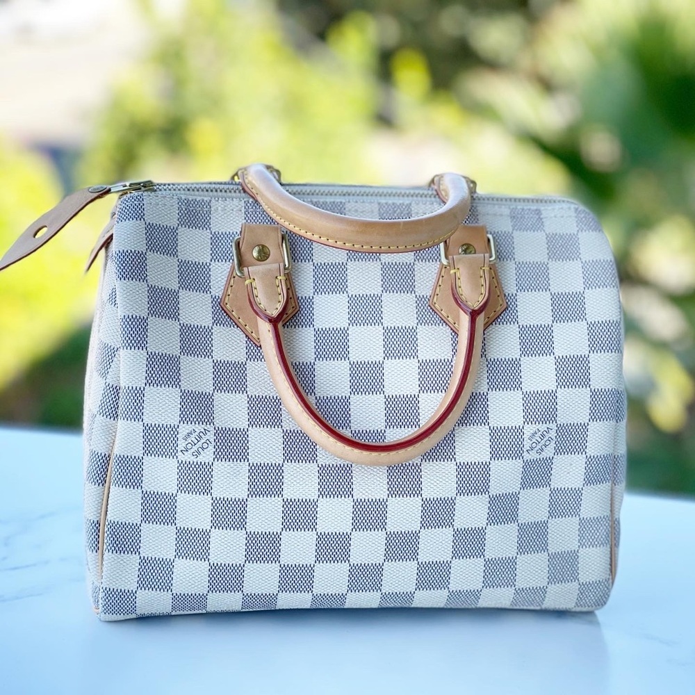Louis Vuitton Azur Speedy 25 - Picture 8 of 12